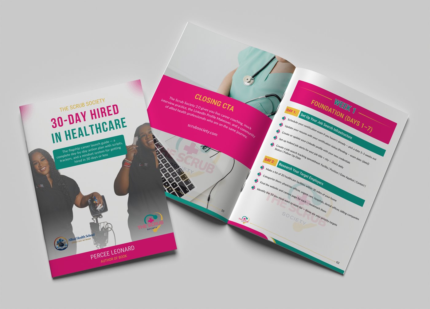 30-Day Hired in Healthcare ebook cover